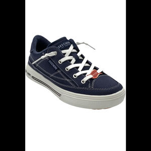 Skechers Arch Fit Washable Canvas Slip-On Arcade Navy - Medium